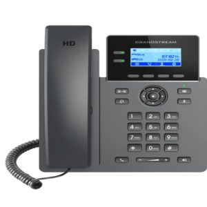 Teléfono IP GRP2602 de 2 líneas y soporte EHS para auriculares