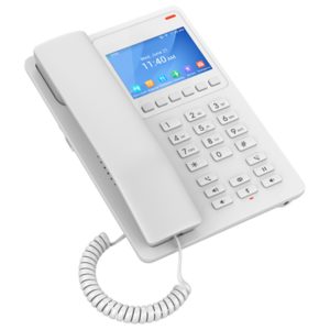 Teléfono Compacto Con Pantalla LCD a Color (Con Wi-Fi), 2 cuentas SIP, 2 líneas (PoE)- GHP630(W)