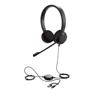 Auriculares Jabra Evolve 20 certificación para Microsoft Teams con 2 orejas