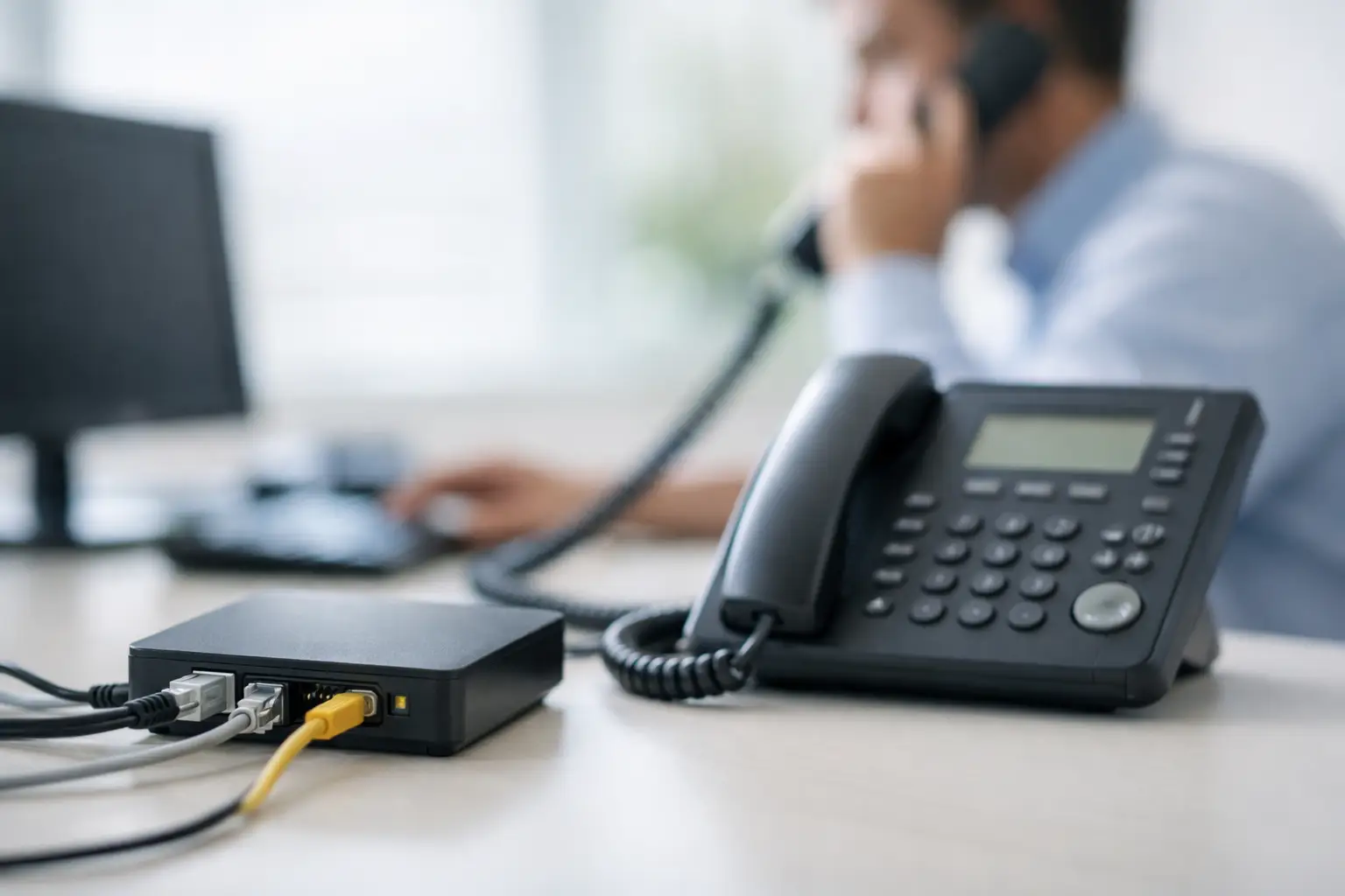 ATA VoIP para central telefónica: cuándo conviene
