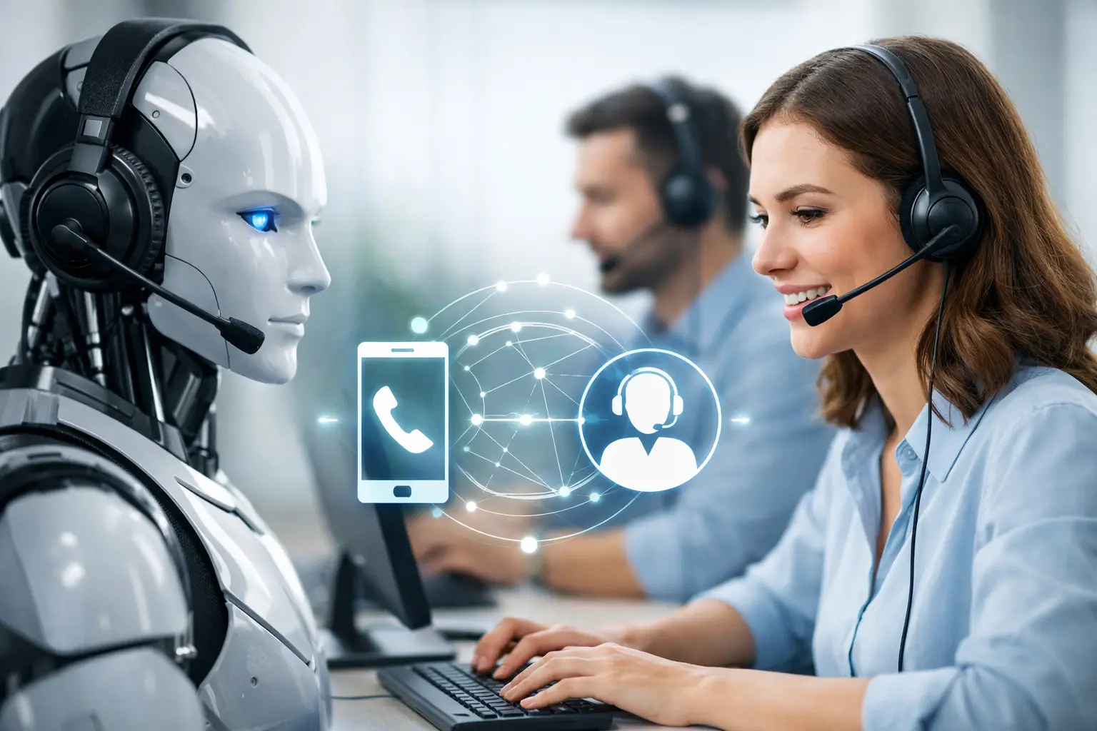 Cómo implementar agentes virtuales telefónicos