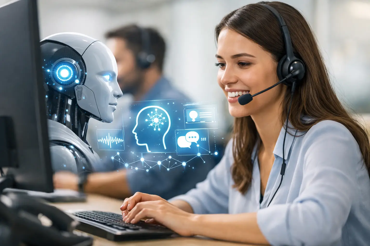 Las mejores herramientas de call center con IA