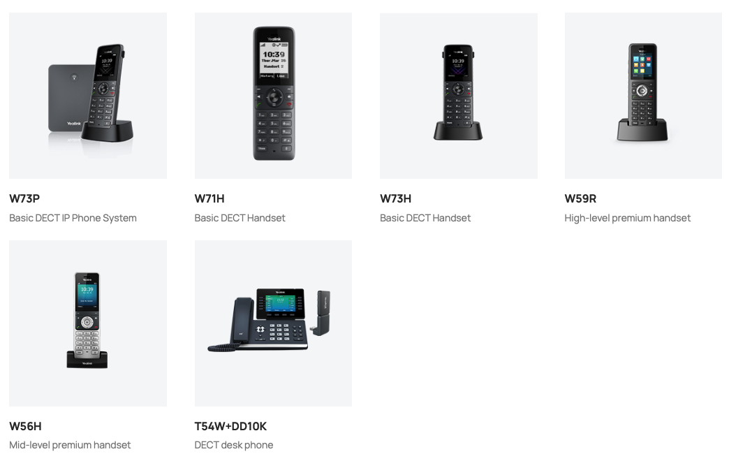 Yealink W73P - Teléfono DECT Inalámbrico